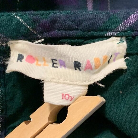 Roller Rabbit Kids Inverness Plaid Chantal Cotton Pullover Dress Size 10Y - Picture 8 of 13